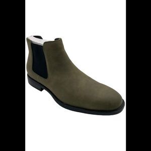 Madden Men's Maxxin Mid Height Chelsea Olive Suede - Medium